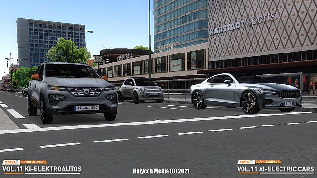 OMSI 2 Add-on Downloadpack Vol. 11 - AI Electric Cars