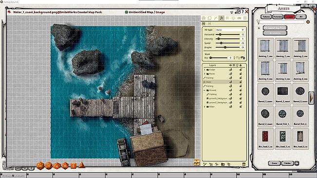 Fantasy Grounds - FG Coastal Map pack