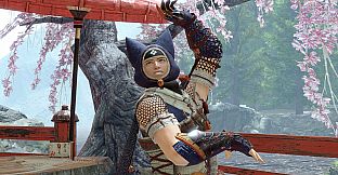 Monster Hunter Rise - "Felyne Stealth Hood" Hunter layered armor piece