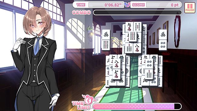 Otoko Cross: Pretty Boys Mahjong Solitaire