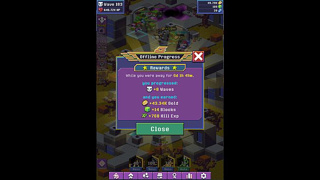 Idle TD: Heroes vs Zombies