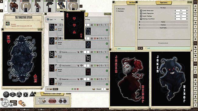 Fantasy Grounds - Deadlands: the Weird West Oversized Action Deck