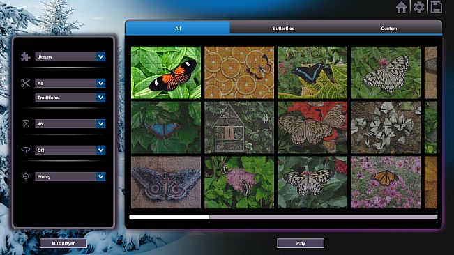 Let's Play Jigsaw Puzzles: Butterflies & Moths