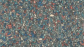 I commissioned some abstract bunnies