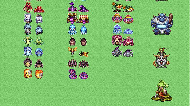 RPG Maker MZ - MV Enemies - character sprites