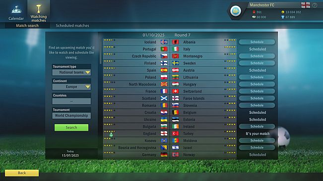 Football, Tactics & Glory: World Championship