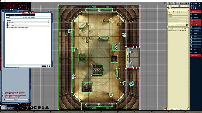 Fantasy Grounds - Starfinder RPG - FlipMat - Stadium