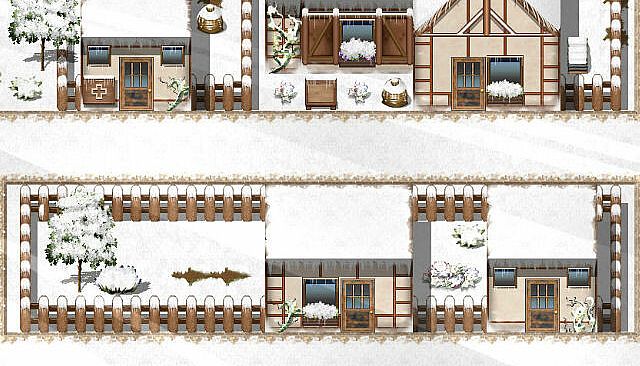 RPG Maker MV - KR Snow Town Tileset