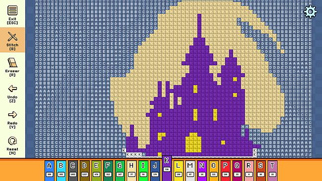 Pixel Cross Stitch - Enchanted Worlds Pack 3