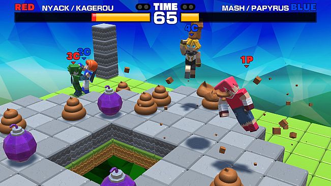 GoonyaFighter - New battle style: "Don't Touch The Poop" Party!!"