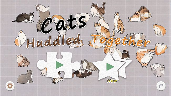 Cats Huddled Together 挤在一起的猫猫们