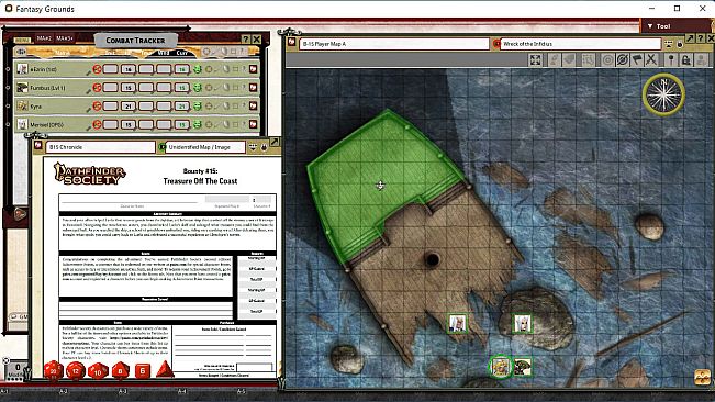 Fantasy Grounds - Pathfinder 2 RPG - Pathfinder Bounty #15: Treasure off the Coast