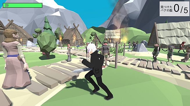 バグだらけの村