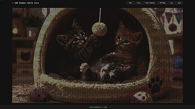 100 Hidden ASCII Cats: Colors