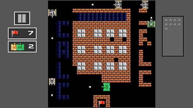 Tank Shoot 2D - Battle to save City Flag