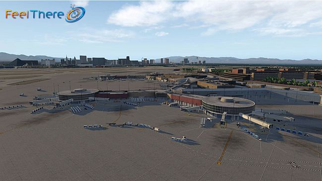 X-Plane 11 - Add-on: FeelThere - KLAS - Las Vegas International Airport