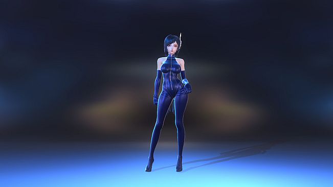 Angel Legion-DLC Tight Leather (Blue)