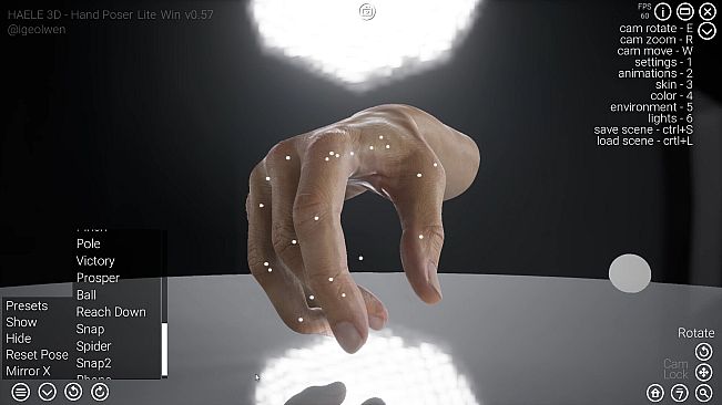 HAELE 3D - Hand Poses Lite - Drawing References