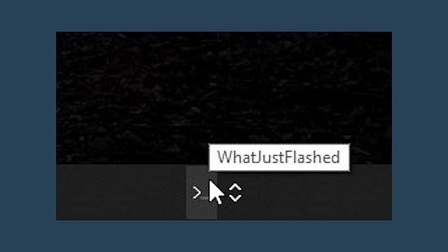 WhatJustFlashed