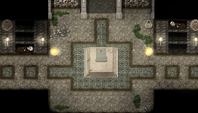 RPG Maker MV - KR Burial Grounds - Crypt, Catacomb and Mausoleum Tileset