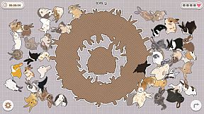 Bunnies Huddled Together