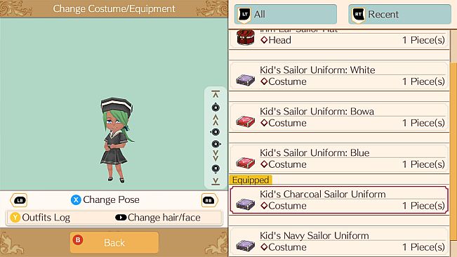 Summer Sailor Set - WorldNeverland - Daily Life in the Elnea Kingdom - Another Life Adventure