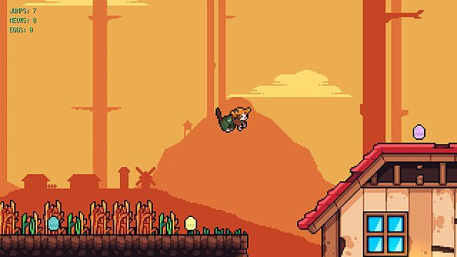 Rooftop Rascal: The Farmer Cat