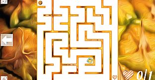 Maze Art: Orange
