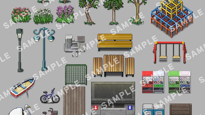 RPG Maker MZ - SERIALGAMES Living Good City Tileset