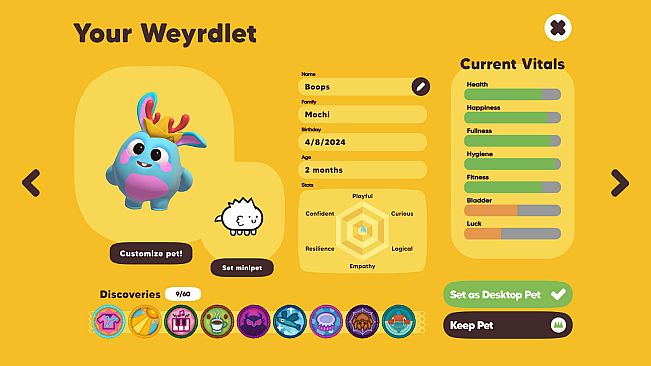 Weyrdlets : Idle Desktop Pets