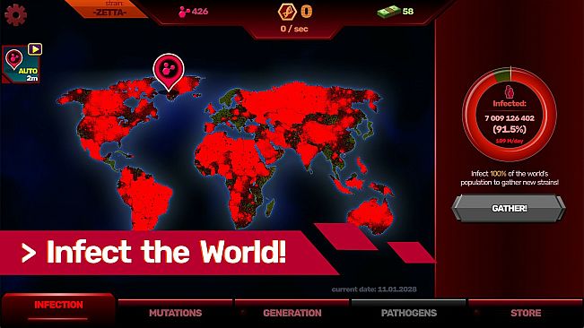 Patient Zero Pandemiс Simulator