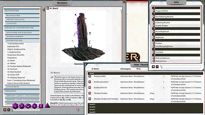 Fantasy Grounds - Pathfinder 2 RPG - Pathfinder Society Scenario #3-17: Dreams of a Dustbound Isle