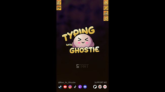 Typing With Ghostie - A Happy Little Ghost