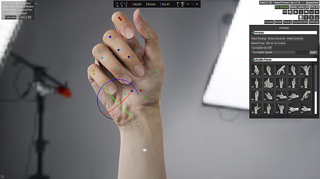 HAELE 3D - Hand Poses Lite - Drawing References