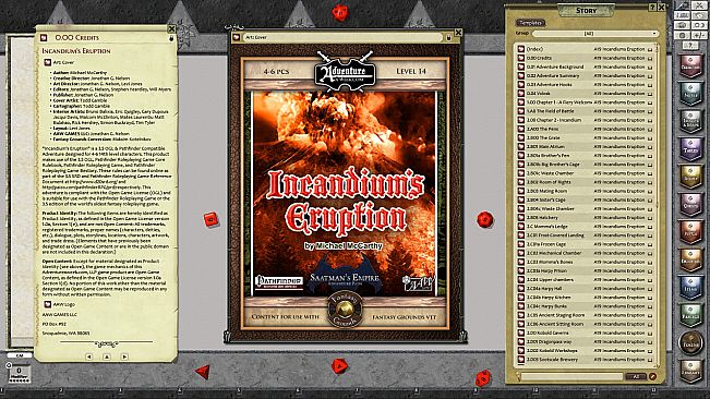 Fantasy Grounds - A19: Incandium's Eruption (PFRPG)