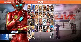 DOA6 "Nova" Sci-Fi Body Suit (Red) - Zack