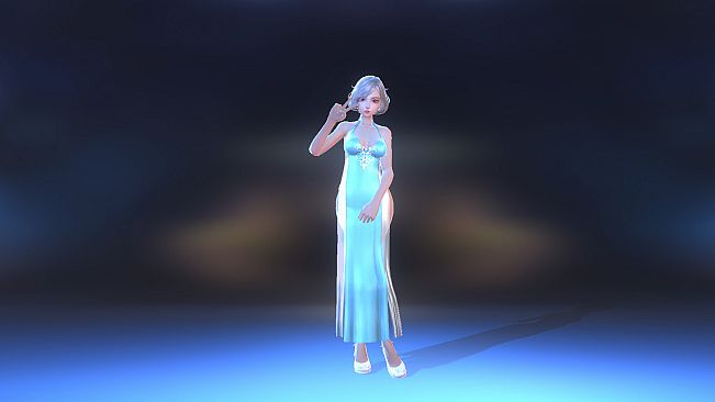 Angel Legion-DLC Cloud Dress (Cyan)