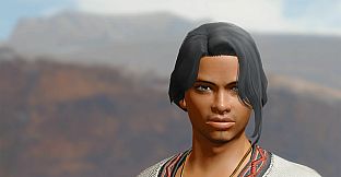 Monster Hunter Rise - "Princely Tail" hairstyle