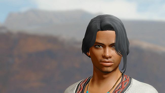 Monster Hunter Rise - "Princely Tail" hairstyle