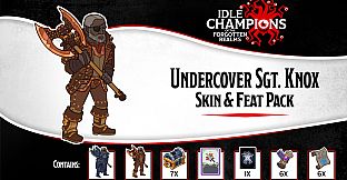 Pakiet skórki i wyczynu – Sierżant Knox pod Przykrywką