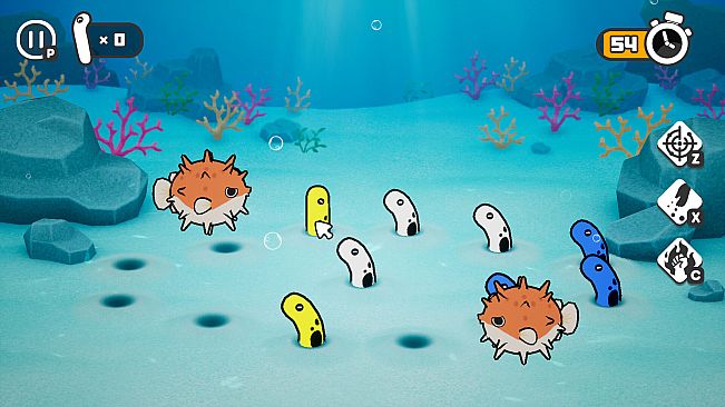 Pull Out! Spotted Garden Eels