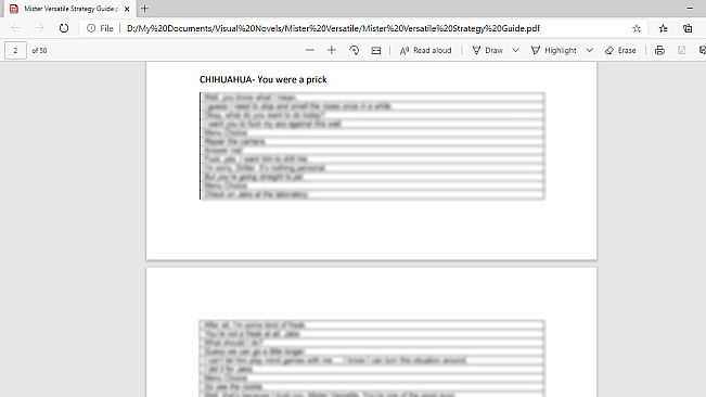 Mister Versatile Stategy Guide