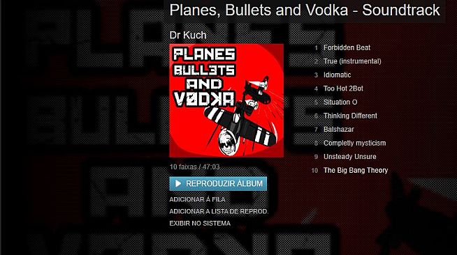 Planes, Bullets and Vodka: Soundtrack