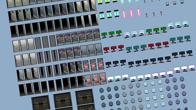 RPG Maker MZ - Winlu Cyberpunk Tileset - Interior