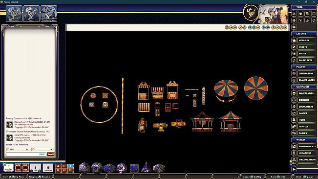 Fantasy Grounds - FG Immersive Carnival Map Pack