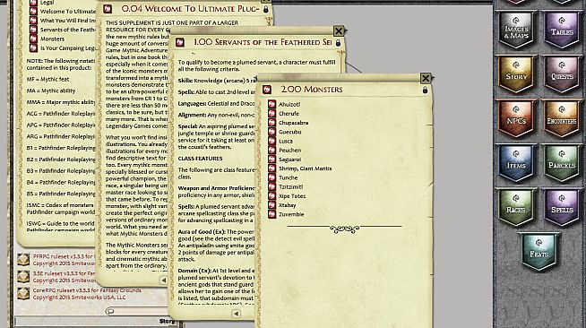 Fantasy Grounds - Mythic Monsters #36: Mesoamerica (PFRPG)