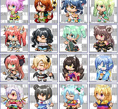 RPG Maker MZ - Fantasy Heroine Character Pack 7
