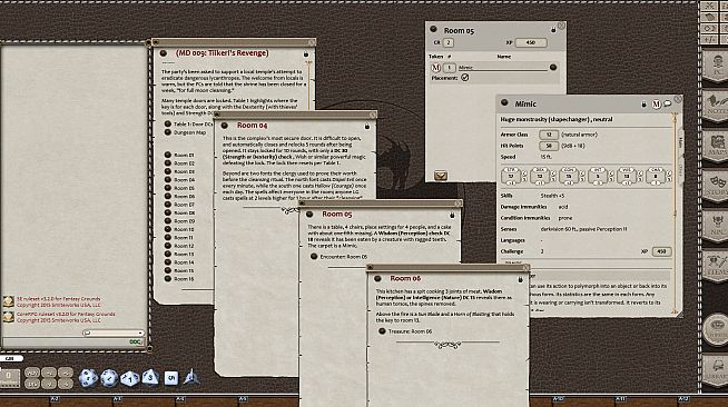 Fantasy Grounds - Mini-Dungeon #009: Tiikeri's Revenge (5E)