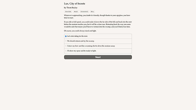 Lux, City of Secrets