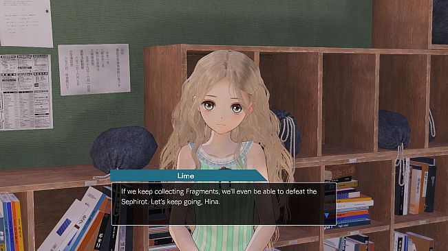 BLUE REFLECTION - Summer Clothes Set C (Lime, Fumio, Chihiro)